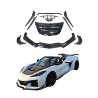 Kit carrosserie en fibre de carbone C8 Z06, lèvre de pare-chocs avant, aileron arrière pour Corvette C8 Z06 Eray 2023-25