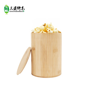 <b>Bamboo</b> tea storage jar, home tea bag storage <b>container</b>, <b>bamboo</b> and wood tea aging jar, kitchen seasoning storage box - Product Image 4