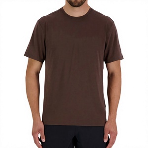 T-shirt à prix d'usine, vente chaude, séchage rapide, coupe ajustée, col en V, 100% coton, broderie de logo personnalisé, logo imprimé vintage - Product Image 1