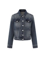 Ensemble Denim Femme Vintage Lavé Veste Jean Large Taille Haute Décontracté Été 2026 Grossiste