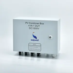 DC combiner box SAIPWELL solar PV combiner box Solar PV junction box DC 500V/1000V 15A