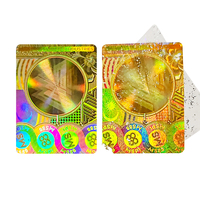 Autocollant hologramme argent personnalisé leurre clair signes du produit emballage or feuilles personnalisées argent vide impression preuve marque bricolage