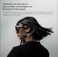 Lunettes intelligentes AR RayNeo Air 2S Thunderbird avec écran Micro OLED 1080P, charge Type-C, stabilisation d'image pour Xbox/PS5/Switch