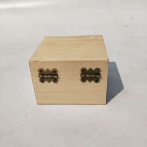 Wooden Jewelry <b>Box</b> Rectangular Solid Wood Flip Top Storage <b>Gift</b> Packaging <b>Empty</b> Desktop Organizer - Product Image 4
