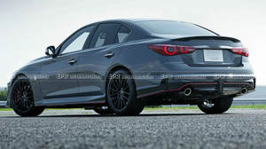 Aileron arrière de type Nismo pour Infiniti Q50 V37, matériau PP - Product Image 4