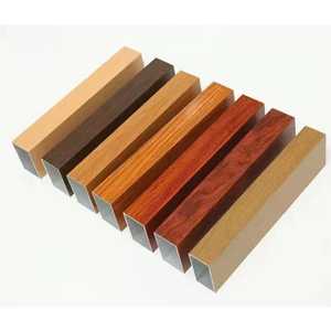 Profilé en aluminium fini grain de bois - Product Image 1