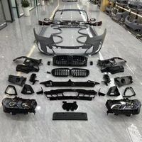 Kit de Conversión de Carrocería con Faros Delanteros, Faros Traseros, Parachoques, Faldones Laterales y Parrilla para BMW X5 G05 2019-23, Actualización al Estilo M-Tech LCI 2024