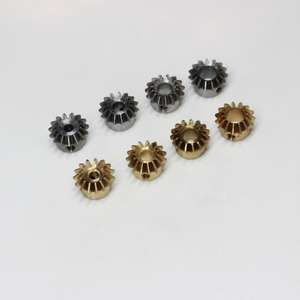 Kondisi Baru 0.5M 20 Gigi Lubang 2mm Roda Gigi Miring Lurus Kecil dengan Bahan Kuningan Tembaga - Product Image 3