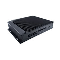 Mini PC personnalisable en alliage d'aluminium 6063, châssis industriel conçu en usine, ventilateur sans pale pour jeux, PCB en stock, petit lot DM08