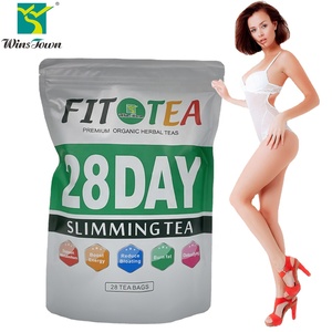 Teh Organik untuk Perut Rata untuk Dewasa 100% Aman Kemasan Kotak Pelangsing Detoksifikasi Kecantikan Penurun Berat Badan dengan Vitamin - Product Image 5