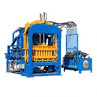 Machine à fabriquer des blocs creux et des briques en béton à pression hydraulique entièrement automatique T4-15 avec moteur (AIWEI)