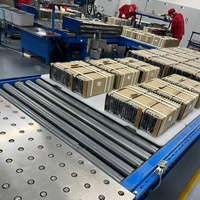 Système de palettisation semi-automatique à la fin de ligne, solution d'emballage clé en main résistante au feu pour l'industrie chimique CST