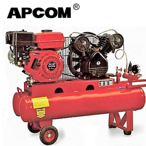 Compresor de Aire de Pistón Silencioso APCOM, Venta Directa de Fábrica, 3HP 4HP 5HP 6HP, Bomba de Aire Industrial Eléctrica y de Gasolina en Venta - Product Image 6