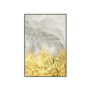 Hiện đại tối giản trừu tượng vàng in trang trí tường thủy tinh nghệ thuật trang trí treo bức Tranh phong cảnh pha lê sứ vải tường - Product Image 6