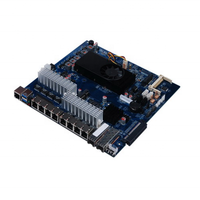 Carte mère Intel Celeron C1037U ITX 8 LAN mémoire DDR3 à canal unique graphique intégré SATA pour pare-feu ITX-EM10L8SFP nouveau