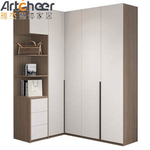 Muebles de Dormitorio de Foshan, Armario Inteligente Moderno de Color Blanco, Diseño de Armario de Dormitorio Personalizado de Lujo, Material de Madera Contrachapada, Precio Económico - Product Image 3