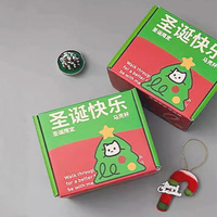Personalisierte Wasserdichte Geprägte Farbige Wellpappe-Verpackungsbox mit Schwamm-Magnetverschluss für Weihnachtsgeschenksets und Versand