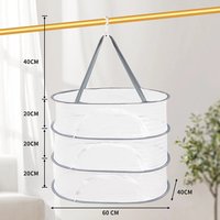 Nouvelle hamac de séchage en polyester à fermeture éclair, anti-moustiques, robuste et résistante aux charges lourdes, pour pulls et articles délicats à la maison