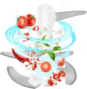 Multi-function 500/900ml Mini Pull String PP Manual Food Processor <b>Vegetable</b> <b>Chopper</b> Stainless Steel Blades BPA-Free Portable - Product Image 2