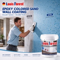 Peinture époxy liquide monocouche anti-UV et imperméable, imitation pierre, sable coloré, pour surfaces de sol écologiques, la mieux notée
