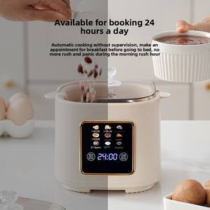 <span class=keywords><strong>Cuiseur</strong></span> à œufs <span class=keywords><strong>vapeur</strong></span>, machine à <span class=keywords><strong>petit</strong></span>-déjeuner, pour œufs onsen à coque molle, double couche, couvercle à commande tactile, mini <span class=keywords><strong>cuiseur</strong></span> à œufs domestique - Product Image 3