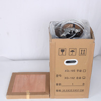 Pistolet à peinture à alimentation par pression Auarita, acier inoxydable, buse de 1,3 mm, consommation d'air de 360 l/min, débit de peinture de 950 ml/min, OEM, gobelet de 10 L à 60 L