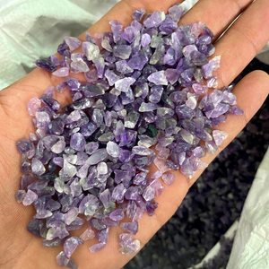 Cristales de Amatista Natural Pulidos, Forma Irregular, Portátiles, para Decoración del Hogar, Piedras de Feng Shui, Gujarat - Product Image 1