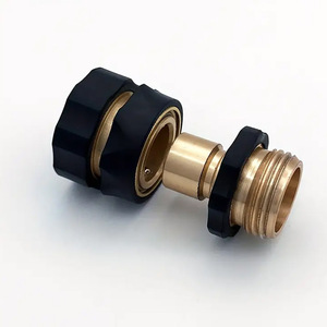 Garden <b>Quick</b> <b>Connector</b> 3/4 Inch Brass Male For Irrigation Hose Connection - Product Image 1