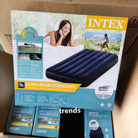 INTEX 64757 Twin Classic Flaumige beflockte aufblasbare Luft matratze