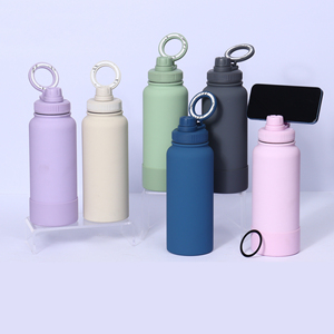 定制标志Magsafe磁性手机座保温瓶软接触真空保温瓶不锈钢水瓶 - Product Image 1