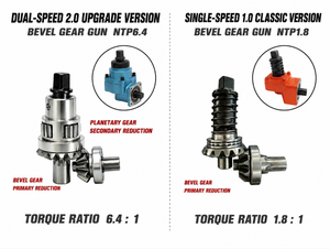 Multiplicateur de couple pneumatique de 2e génération, démonteur d'écrous, réduction 6.4:1 pour le service des écrous de roue de camion - Product Image 4