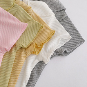 Playera Tipo Polo de Algodón para Niña, Cuello Camisero, Manga Corta, Transpirable, para Verano, para Bebés de 3 Meses a 4 Años - Product Image 4