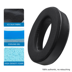 Coussinets d'oreille de remplacement en Gel de refroidissement pour casque <span class=keywords><strong>Bose</strong></span> Aviation X A10/<span class=keywords><strong>A20</strong></span> coussins d'oreille en mousse à isolation phonique haute densité casque - Product Image 3