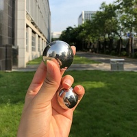 Sphère creuse en acier inoxydable et métal de taille assortie pour boules de décoration