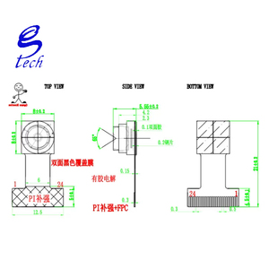 โมดูลกล้อง GC2145 ความละเอียด 2MP อินเทอร์เฟซ 24 พิน DVP ใช้งานร่วมกับบอร์ดพัฒนา ESP32 K210, STM32 - Product Image 4