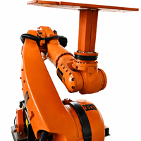 Robot industriel d'occasion KUKA à 6 axes, haute capacité de charge, 210 kg, rayon de travail maximal de 2701 mm, manutention des matériaux, palettisation, fabriqué au Japon