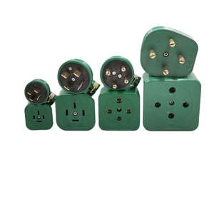 Enchufe/Conector Industrial HuaFon SF3 16A/25A/32A, Resistente a Caídas, de Goma, 4 Polos, Clavija Plana, Trifásico, 4 Cables, 440V Y06 - Product Image 3