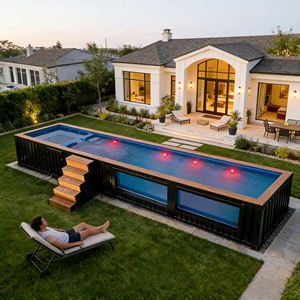 Piscina de hidromasaje de acrílico para patio trasero, spa de fibra de vidrio, piscina y accesorios, piscinas, piscinas exteriores, piscina elevada. - Product Image 4