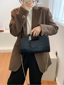 <span class=keywords><strong>Sac</strong></span> rétro pour femmes, sacs <span class=keywords><strong>à</strong></span> <span class=keywords><strong>main</strong></span> de luxe, tendance, motif crocodile, <span class=keywords><strong>sac</strong></span> carré - Product Image 6