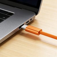Câble de charge rapide USB Type-C vers Type-C 60W 3A en nylon tressé en cuivre pur STONGWIRE ST-101 avec emballage personnalisé avec logo