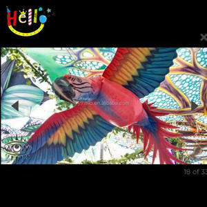 Attraente evento festa di carnevale deco stampa variopinta gonfiabile volare uccello gonfiabile pappagallo animale - Product Image 2