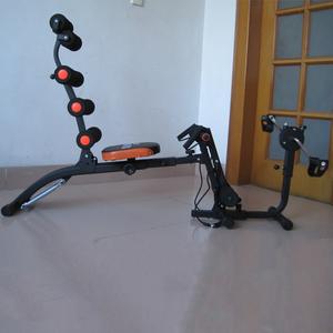 Máquina Abdominal Multifuncional Seis en Uno, Plegable, para Ejercicios Abdominales y de Cintura, Equipo de Fitness para el Hogar, Unisex, Negro/Rojo - Product Image 3