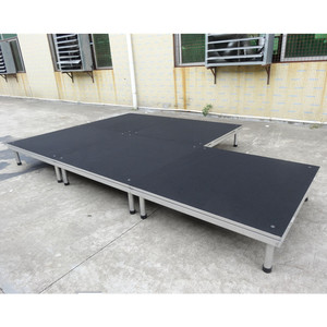 Height adjustable customized modular stage portable event stage system - Product Image 2