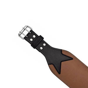 Heavy Duty Unisex Gym <b>Weight</b> Lifting Leather <b>Belt</b> with Custom Logo Breathable Design for <b>Training</b> and Waist Support - Product Image 6