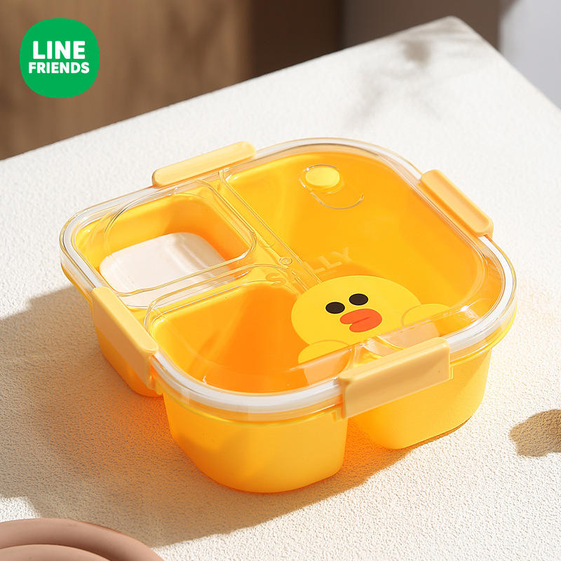 Poulet sally jaune à trois compartiments