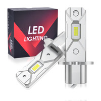 Ampoules de phares à LED L6 H3 Ampoule à LED étanche Angle de faisceau de 360 degrés Lampes de moto Éclairage automobile