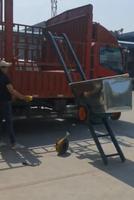 Semen beton panjat tebing konveyor penanganan artefak tangga angkat Creeper Memuat mesin Hoist menangani artefak