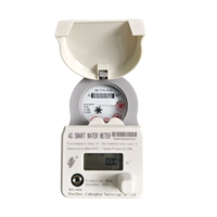 Compteur d'eau intelligent sans fil GPRS 4G avec lecture à distance et contrôle de la vanne, compteur d'eau numérique prépayé intelligent