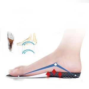 Semelles intérieures sport en gel de silicone pour femmes et hommes, pour baskets, avec soutien orthopédique de la voûte plantaire, inserts pour fasciite plantaire - Product Image 2