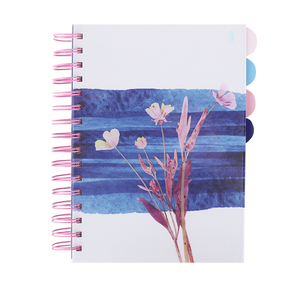 Tùy Chỉnh In Lớn NHẪN Cứng PP Bìa Tạp Chí Xoắn Ốc Máy Tính Xách Tay 4 / 5 Chủ Đề Máy Tính Xách Tay Với Màu Ngăn - Product Image 1